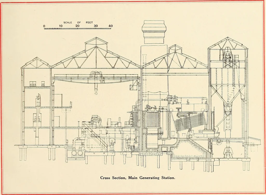 An illustration from Corporation of Dundee Electricity supply department, 1912, leaf 12