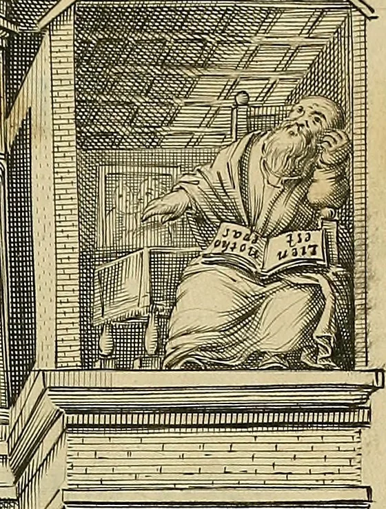 An illustration from Corporis humani disquisitio anatomica : in qua sanguinis circulationem in quavis corporis particula plurimis typis novis, 1651, leaf 4