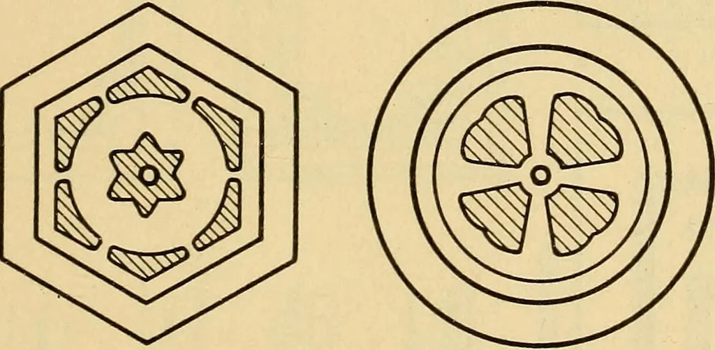 An illustration from Correlated courses in woodwork and mechanical drawing, 1912, leaf 166