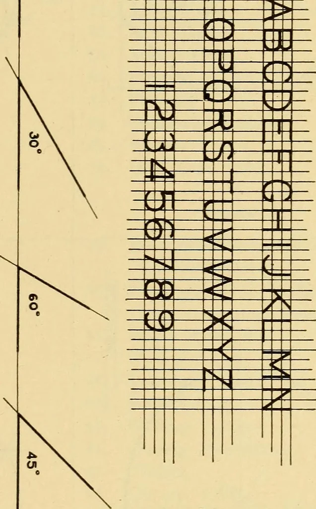 An illustration from Correlated courses in woodwork and mechanical drawing, 1912, leaf 192