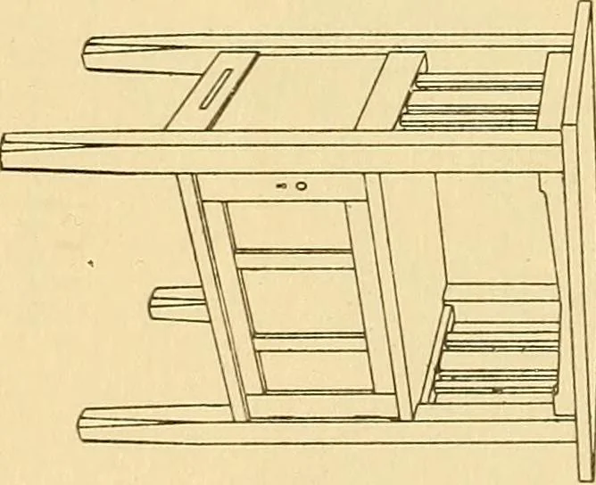 An illustration from Correlated courses in woodwork and mechanical drawing, 1912, leaf 240