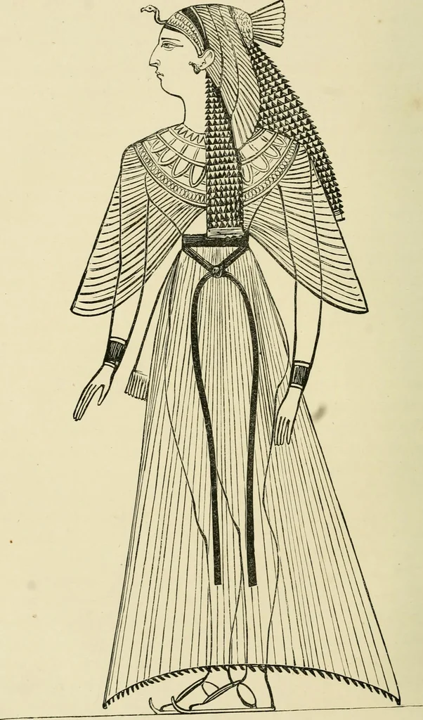 An illustration from The corset and the crinoline : a book of modes and costumes from remote periods to the present time, 1868, leaf 25