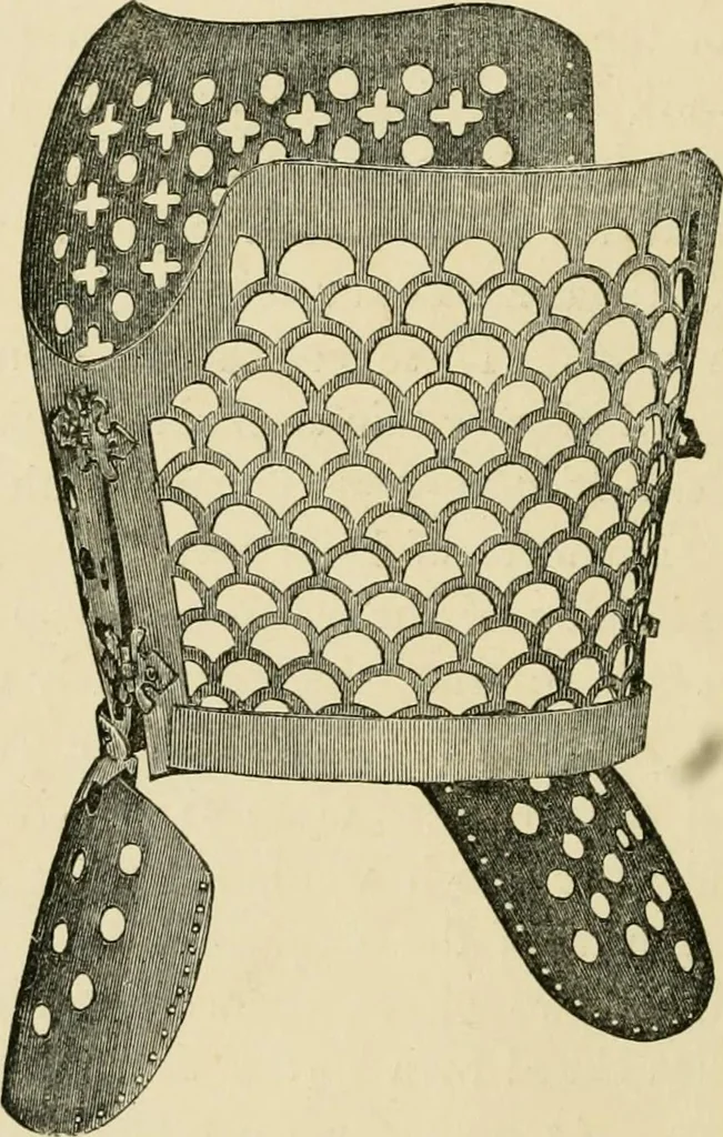 An illustration from The corset and the crinoline : a book of modes and costumes from remote periods to the present time, 1868, leaf 81