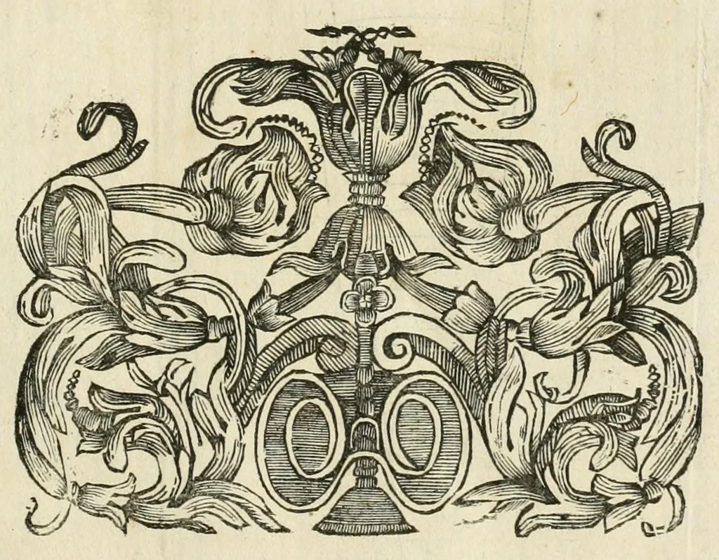 An illustration from Cort onderwys van de vyf colomen, leaf 13