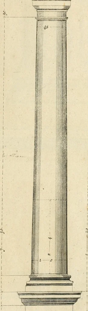 An illustration from Cort onderwys van de vyf colomen, leaf 41