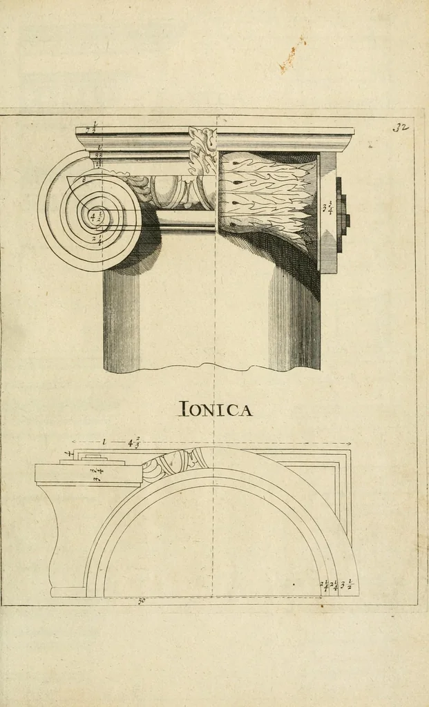 An illustration from Cort onderwys van de vyf colomen, leaf 67