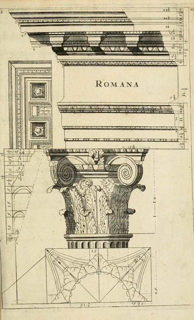An illustration from Cort onderwys van de vyf colomen, leaf 79