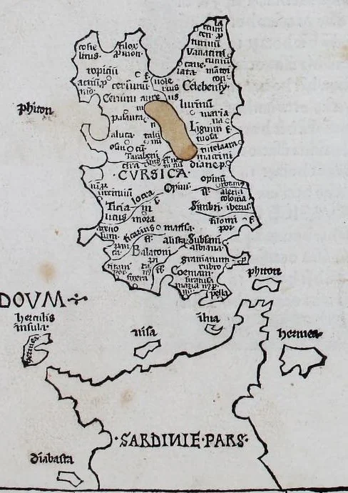 An illustration from Cosmographia, leaf 181