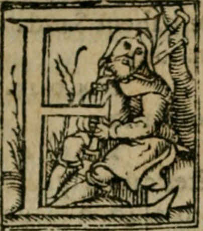 An illustration from Cosmographia Petri Apiani, 1564, leaf 105