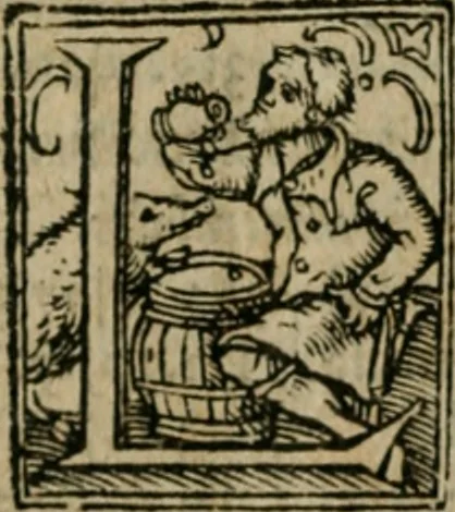 An illustration from Cosmographia Petri Apiani, 1564, leaf 105