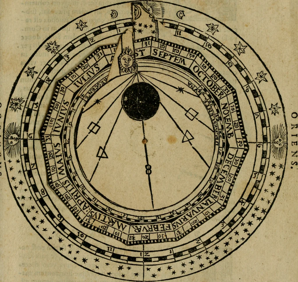 An illustration from Cosmographia Petri Apiani, 1564, leaf 106