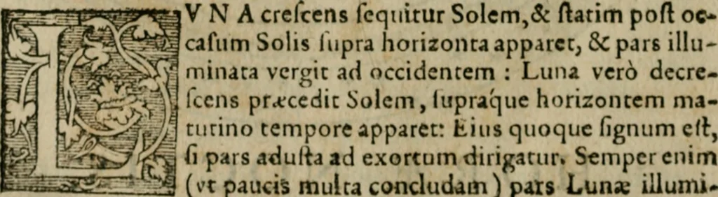 An illustration from Cosmographia Petri Apiani, 1564, leaf 107