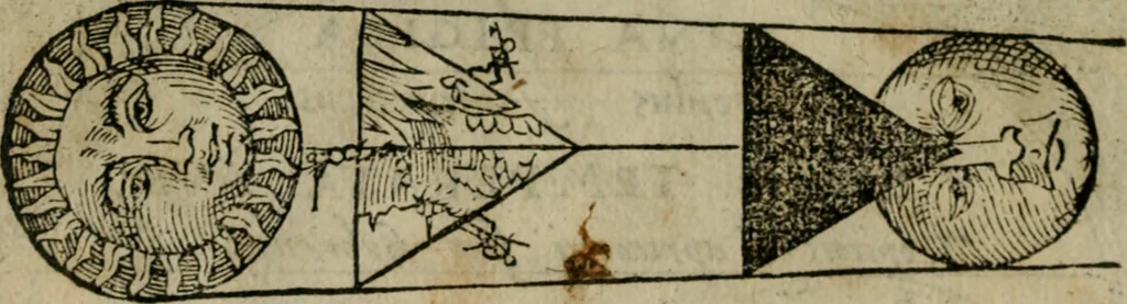 An illustration from Cosmographia Petri Apiani, 1564, leaf 17