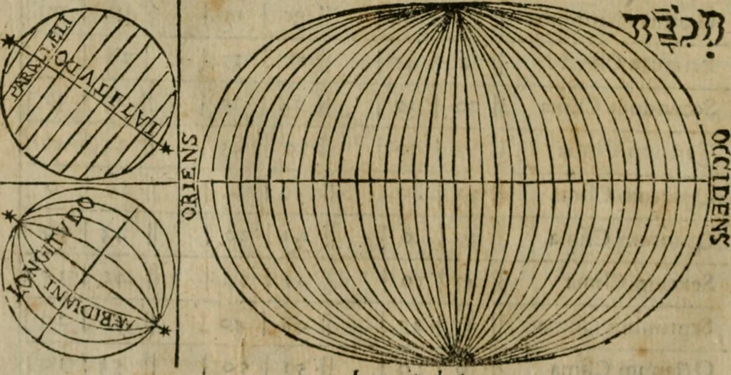 An illustration from Cosmographia Petri Apiani, 1564, leaf 21