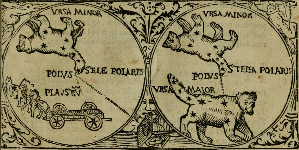 An illustration from Cosmographia Petri Apiani, 1564, leaf 26