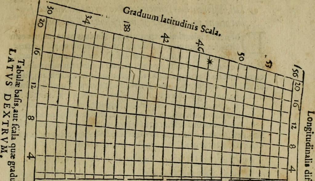 An illustration from Cosmographia Petri Apiani, 1564, leaf 40