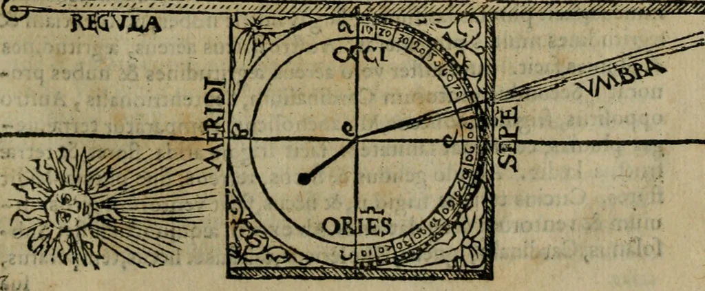 An illustration from Cosmographia Petri Apiani, 1564, leaf 50
