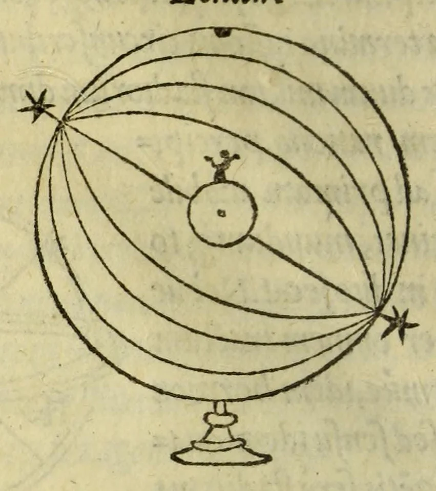 An illustration from Cosmographiae introductio : cum quibusdam gæometriæ [sic] ac astronomiæ principijs ad eam rem necessarijs, 1532, leaf 24