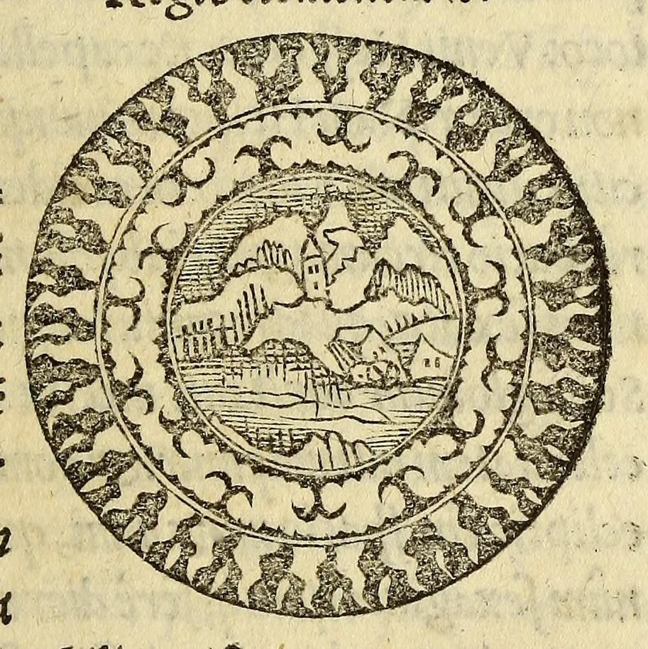 An illustration from Cosmographiae introductio : cum quibusdam gæometriæ [sic] ac astronomiæ principijs ad eam rem necessarijs, 1533, leaf 33