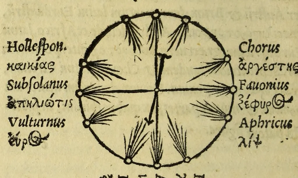 An illustration from Cosmographiae introductio : cum quibusdam gæometriæ [sic] ac astronomiæ principijs ad eam rem necessarijs, 1533, leaf 44