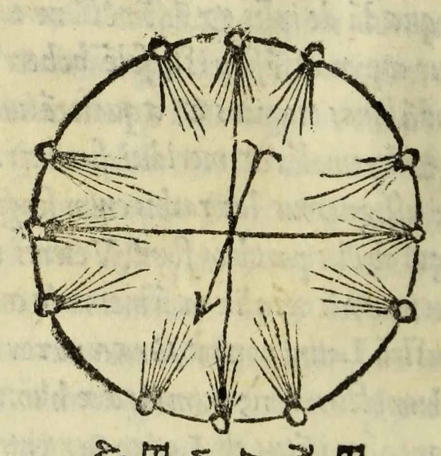An illustration from Cosmographiae introductio : cum quibusdam geometriæ ac astronomiæ principiis ad eam rem necessariis, 1541, leaf 32
