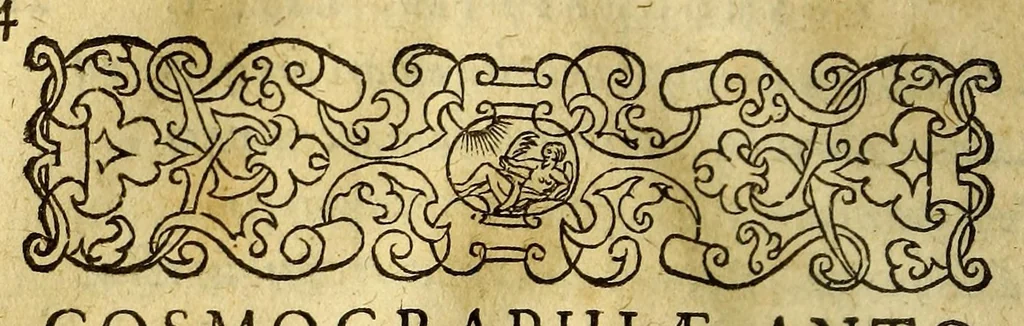 An illustration from Cosmographiae, seu Mundi sphaerae, libri tres, : noua methodo & dilucida conscripti., 1567, leaf 28