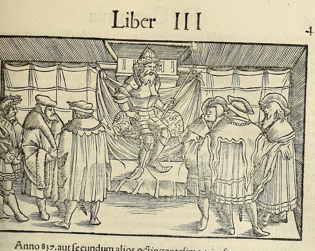 An illustration from Cosmographiae uniuersalis lib. VI. in quibus, iuxta certioris fidei scriptorum traditionem describuntur, omniu[m] habitabilis orbis partiu[m] situs, p[ro]priæq[ue] dotes. regionum topographicæ effigies .., 1550, leaf 565
