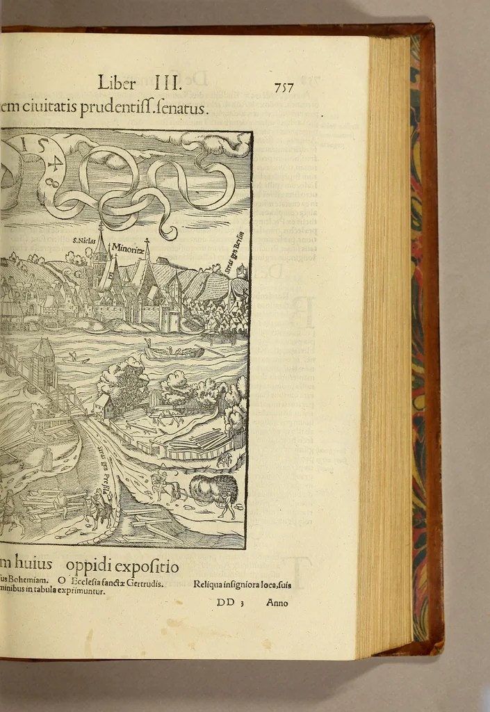 An illustration from Cosmographiae uniuersalis lib. VI. in quibus, iuxta certioris fidei scriptorum traditionem describuntur, omniu[m] habitabilis orbis partiu[m] situs, p[ro]priæq[ue] dotes. regionum topographicæ effigies .., 1550, leaf 845