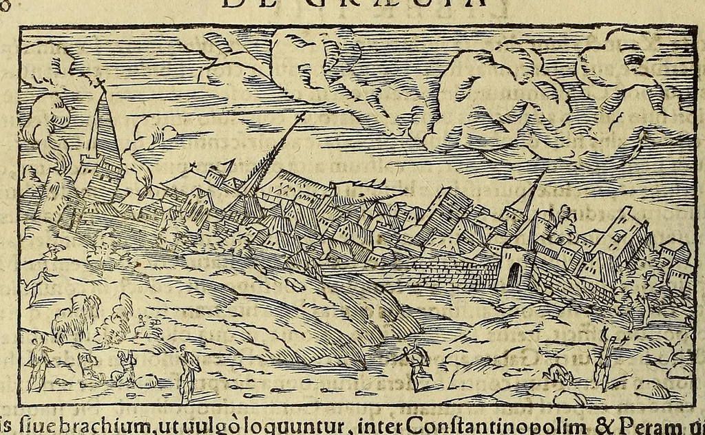 An illustration from Cosmographiae vniuersalis lib. VI. in quibus iuxta certioris fidei scriptores, sine omni cuiuscunq[ue] molestia, uel læsione, describuntur, omnium habitabilis orbis partium situs propriæq[ue] dotes. regionum topographicæ picturæ. ..., 1572, leaf 1382