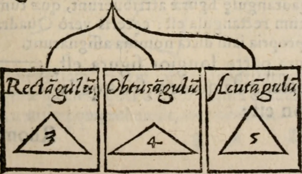 An illustration from Cosmographia in qvatvor libros distribvta summo ordine, miraqve facilitate, ac breuitate ad magnam Ptolemæi mathematicam constructionem, ad vniuersamque astrologiam institutens. Francisco Barocio ... avtore. Cum præfatione eiusdem autoris, in qua perfecta quidem astrologiæ diuisio, & enarratio autorum illustrium, & voluminum ab eis conscriptorum in singulis astrologiæ partibus habetur: Joannis de Sacrobosco verò 84 errores, et alij permulti suorum expositorum, & sectatorum ostenduntur. rationibusq[uam] redarguuntur. Præcesserunt etiam quædam communia mathematica, necnon arithmetica, & geometrica principia, nonnullæq[uam] propositiones, de quibus in toto opere sæpe fit mentio: ac demum locupletissimus index eorum, quæ ipsa Cosmographia continentur .., 1585, leaf 100