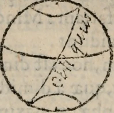 An illustration from Cosmographia in qvatvor libros distribvta summo ordine, miraqve facilitate, ac breuitate ad magnam Ptolemæi mathematicam constructionem, ad vniuersamque astrologiam institutens. Francisco Barocio ... avtore. Cum præfatione eiusdem autoris, in qua perfecta quidem astrologiæ diuisio, & enarratio autorum illustrium, & voluminum ab eis conscriptorum in singulis astrologiæ partibus habetur: Joannis de Sacrobosco verò 84 errores, et alij permulti suorum expositorum, & sectatorum ostenduntur. rationibusq[uam] redarguuntur. Præcesserunt etiam quædam communia mathematica, necnon arithmetica, & geometrica principia, nonnullæq[uam] propositiones, de quibus in toto opere sæpe fit mentio: ac demum locupletissimus index eorum, quæ ipsa Cosmographia continentur .., 1585, leaf 115