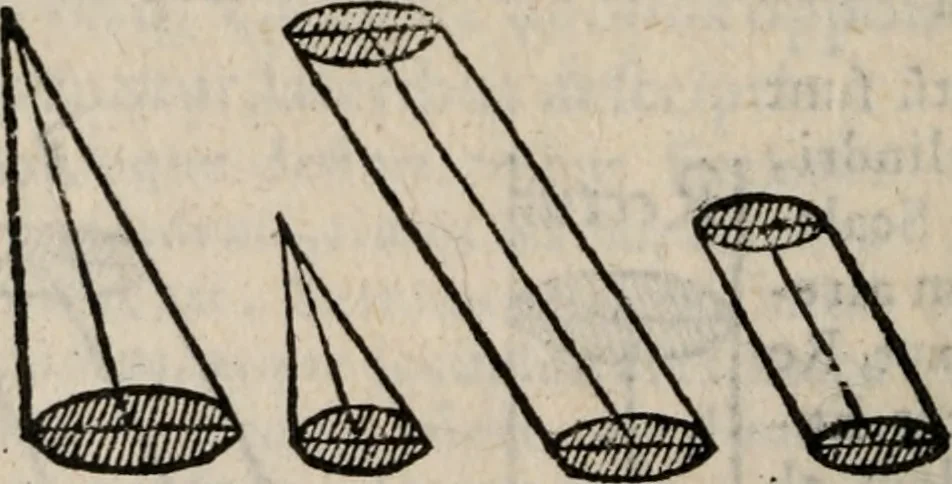 An illustration from Cosmographia in qvatvor libros distribvta summo ordine, miraqve facilitate, ac breuitate ad magnam Ptolemæi mathematicam constructionem, ad vniuersamque astrologiam institutens. Francisco Barocio ... avtore. Cum præfatione eiusdem autoris, in qua perfecta quidem astrologiæ diuisio, & enarratio autorum illustrium, & voluminum ab eis conscriptorum in singulis astrologiæ partibus habetur: Joannis de Sacrobosco verò 84 errores, et alij permulti suorum expositorum, & sectatorum ostenduntur. rationibusq[uam] redarguuntur. Præcesserunt etiam quædam communia mathematica, necnon arithmetica, & geometrica principia, nonnullæq[uam] propositiones, de quibus in toto opere sæpe fit mentio: ac demum locupletissimus index eorum, quæ ipsa Cosmographia continentur .., 1585, leaf 123