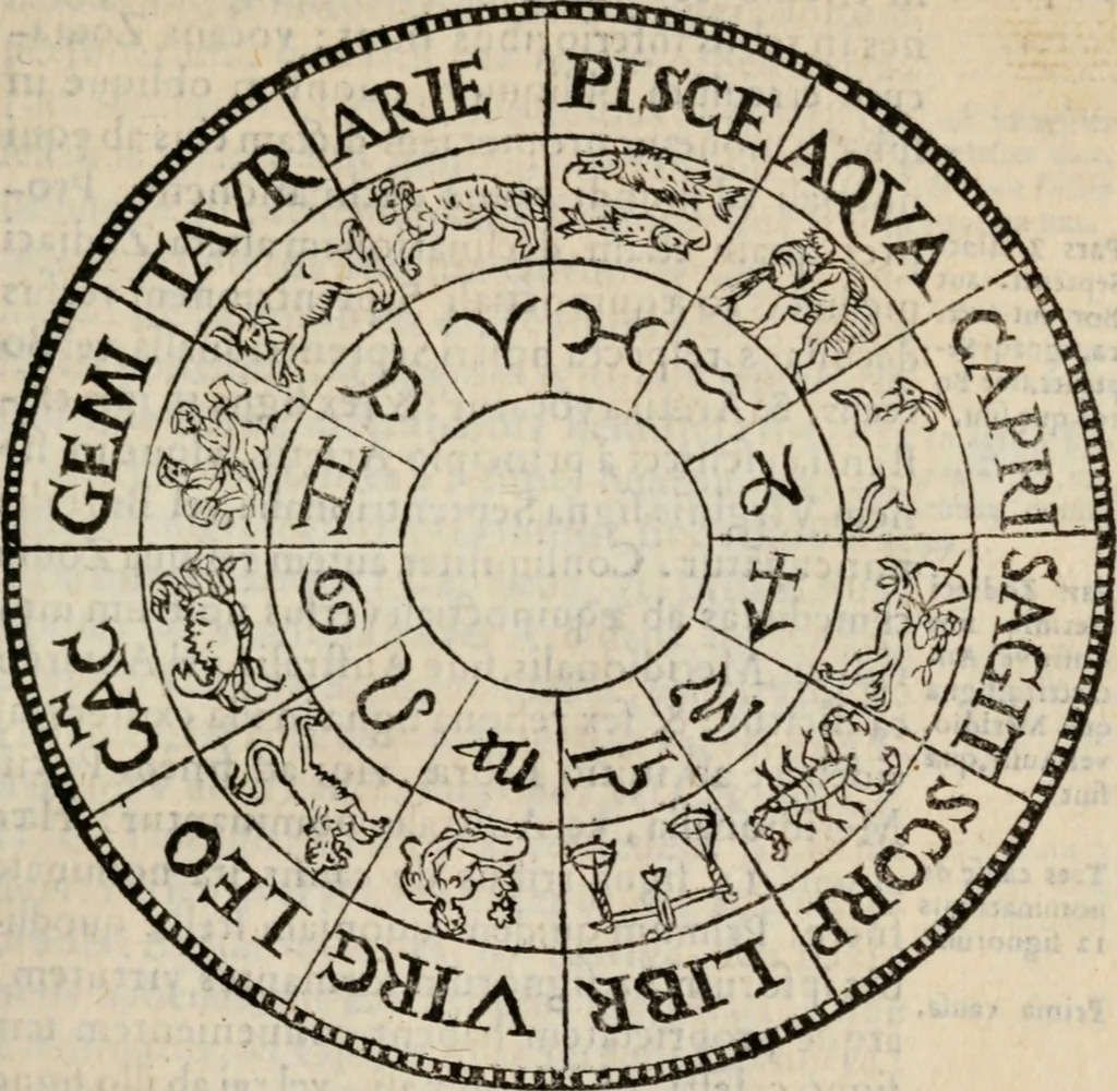 An illustration from Cosmographia in qvatvor libros distribvta summo ordine, miraqve facilitate, ac breuitate ad magnam Ptolemæi mathematicam constructionem, ad vniuersamque astrologiam institutens. Francisco Barocio ... avtore. Cum præfatione eiusdem autoris, in qua perfecta quidem astrologiæ diuisio, & enarratio autorum illustrium, & voluminum ab eis conscriptorum in singulis astrologiæ partibus habetur: Joannis de Sacrobosco verò 84 errores, et alij permulti suorum expositorum, & sectatorum ostenduntur. rationibusq[uam] redarguuntur. Præcesserunt etiam quædam communia mathematica, necnon arithmetica, & geometrica principia, nonnullæq[uam] propositiones, de quibus in toto opere sæpe fit mentio: ac demum locupletissimus index eorum, quæ ipsa Cosmographia continentur .., 1585, leaf 196