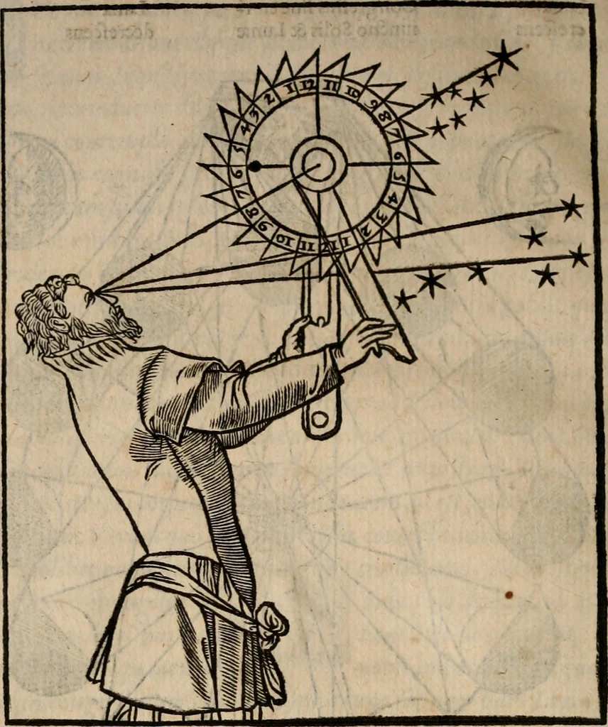 An illustration from Cosmographia Petri Apiani, 1553, leaf 115