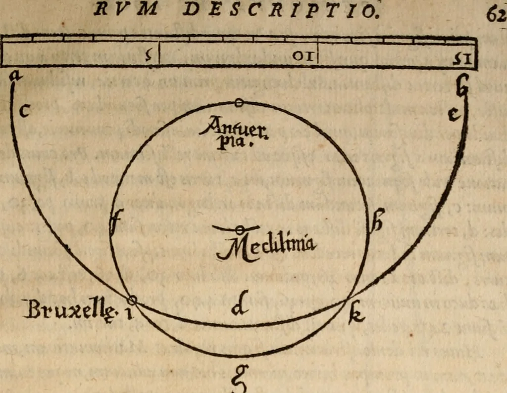 An illustration from Cosmographia Petri Apiani, 1553, leaf 122