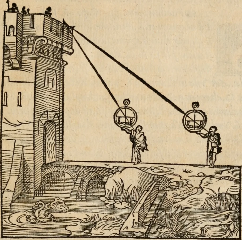An illustration from Cosmographia Petri Apiani, 1553, leaf 142