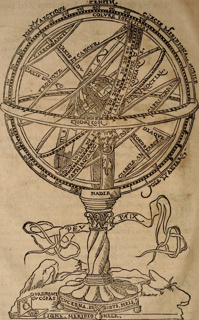 An illustration from Cosmographia Petri Apiani, 1553, leaf 15
