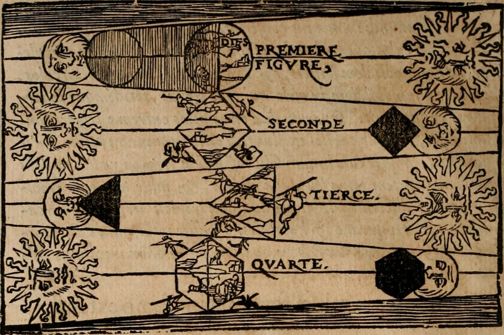 An illustration from Cosmographia Petri Apiani, 1553, leaf 17