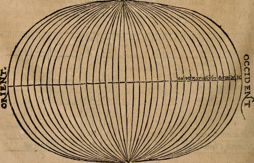 An illustration from Cosmographia Petri Apiani, 1553, leaf 21