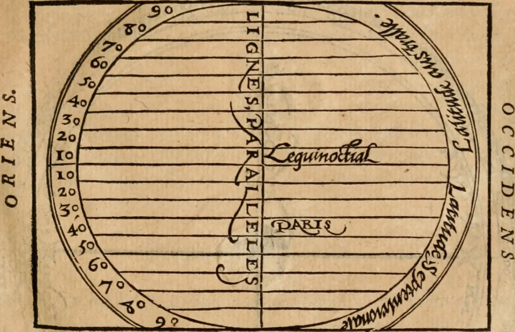 An illustration from Cosmographia Petri Apiani, 1553, leaf 22