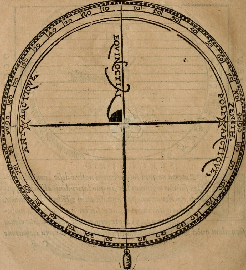 An illustration from Cosmographia Petri Apiani, 1553, leaf 23