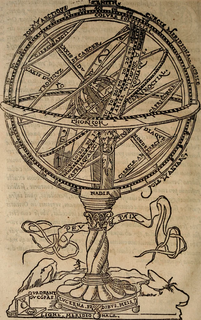 An illustration from Cosmographia Petri Apiani, 1553, leaf 49