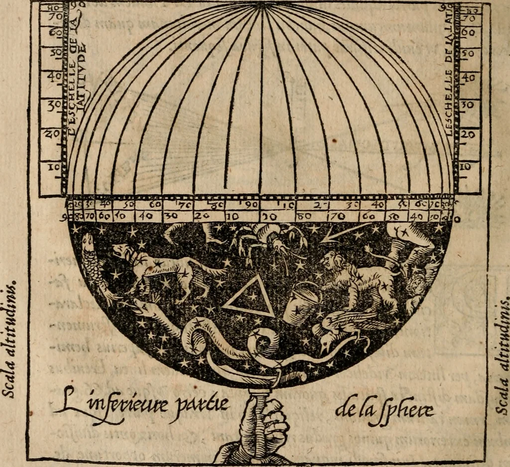 An illustration from Cosmographia Petri Apiani, 1553, leaf 51