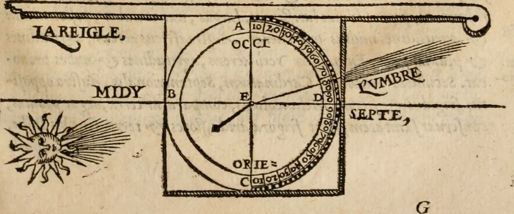 An illustration from Cosmographia Petri Apiani, 1553, leaf 52