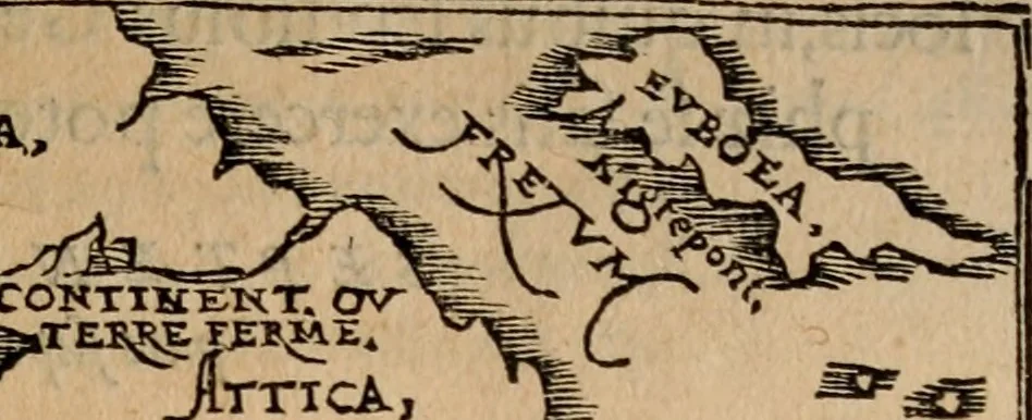 An illustration from Cosmographia Petri Apiani, 1553, leaf 62