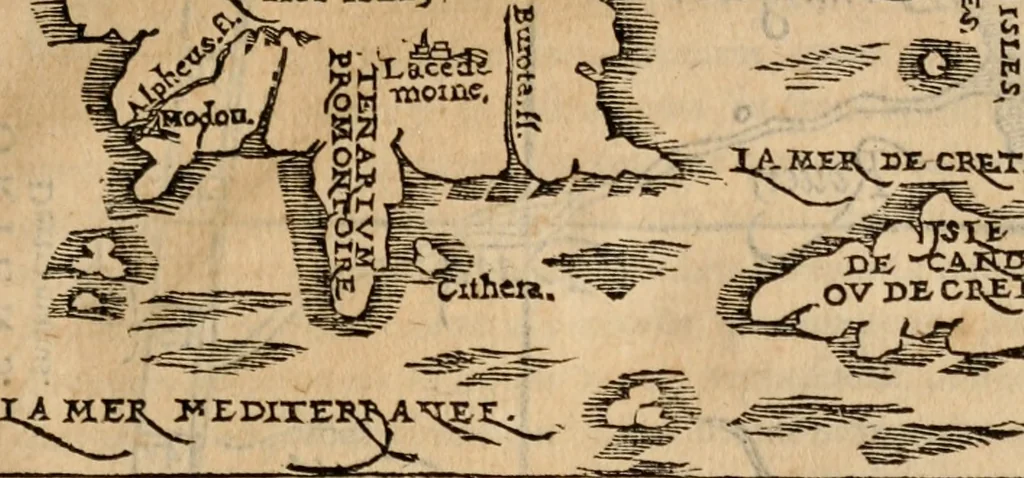 An illustration from Cosmographia Petri Apiani, 1553, leaf 62