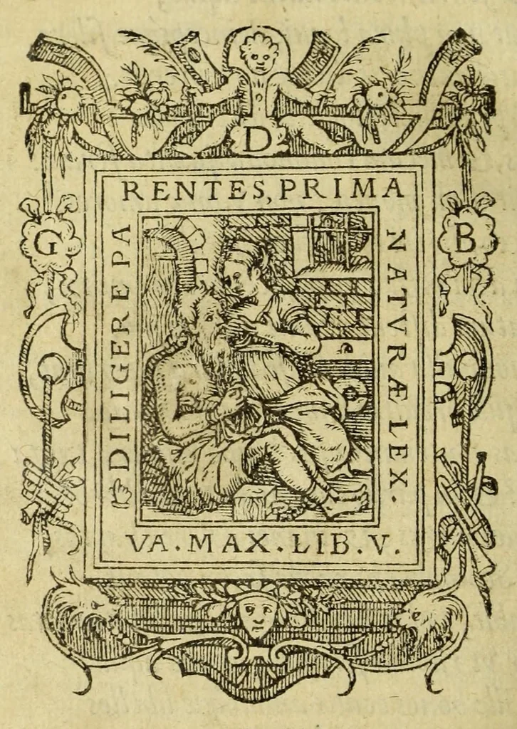 An illustration from Cosmographia Petri Apiani,, 1550, leaf 142