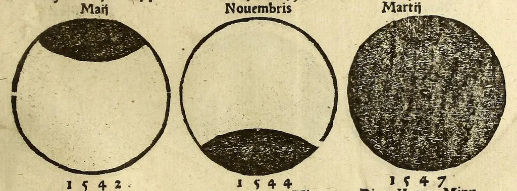 An illustration from Cosmographia Petri Apiani,, 1550, leaf 31