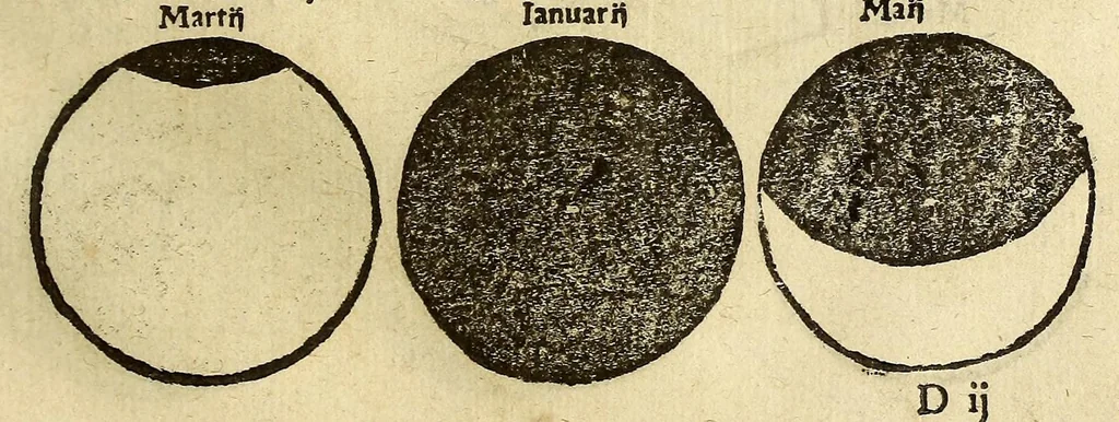 An illustration from Cosmographia Petri Apiani,, 1550, leaf 31