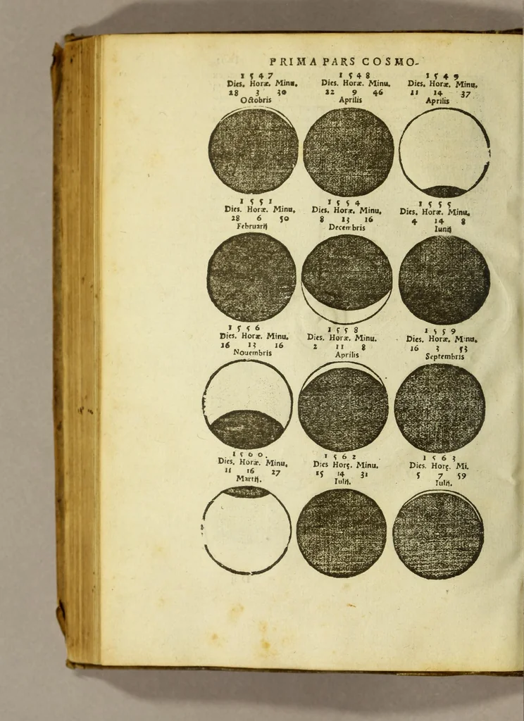 An illustration from Cosmographia Petri Apiani,, 1550, leaf 32